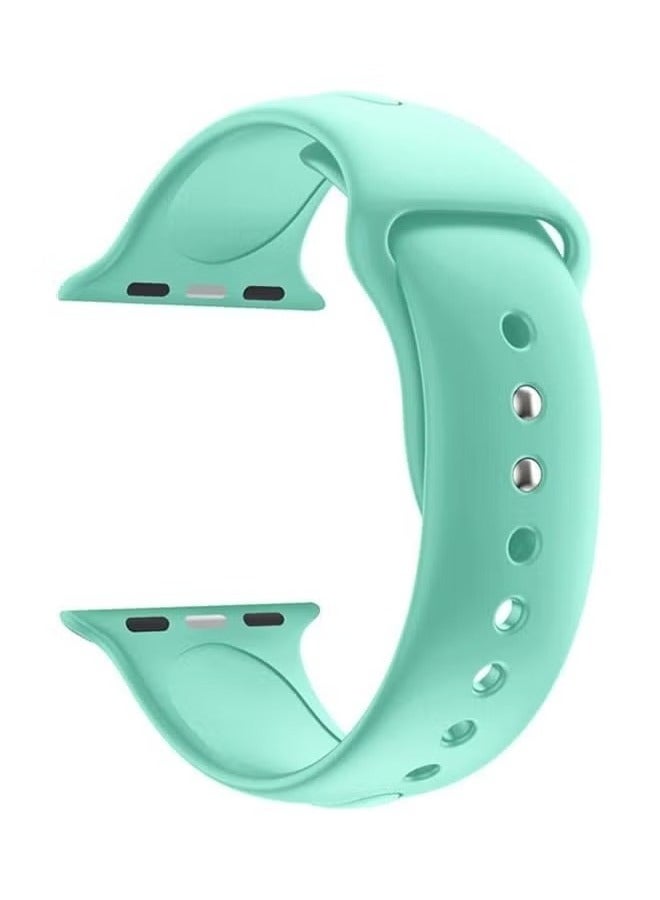 vesus Replacement Strap Watchband For Apple Watch Series 7 41mm / 6 / SE / 5 / 4 40mm / 3 / 2 / 1 38mm Mint Green