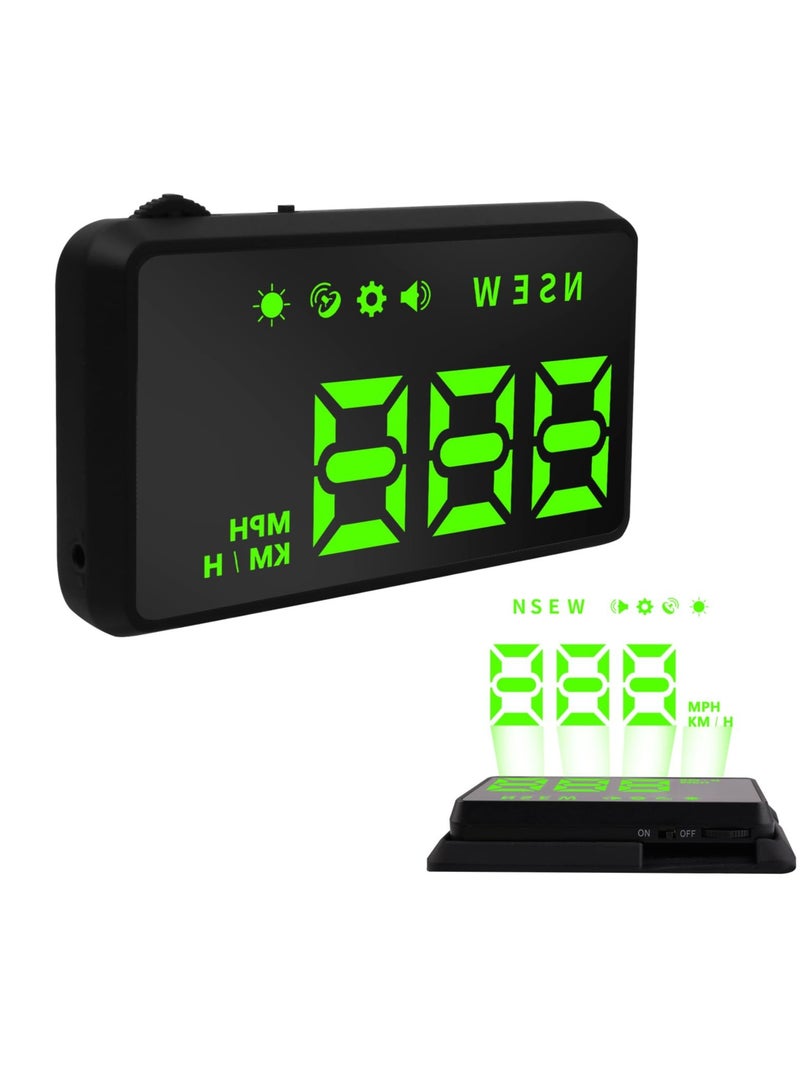 Generic Heads up Display for Cars, Car Speedometer Display, Head up Display for Car Windshield, GPS Heads up Display, GPS Speedometer, Digital Speedometer for Car MPH - Image 1
