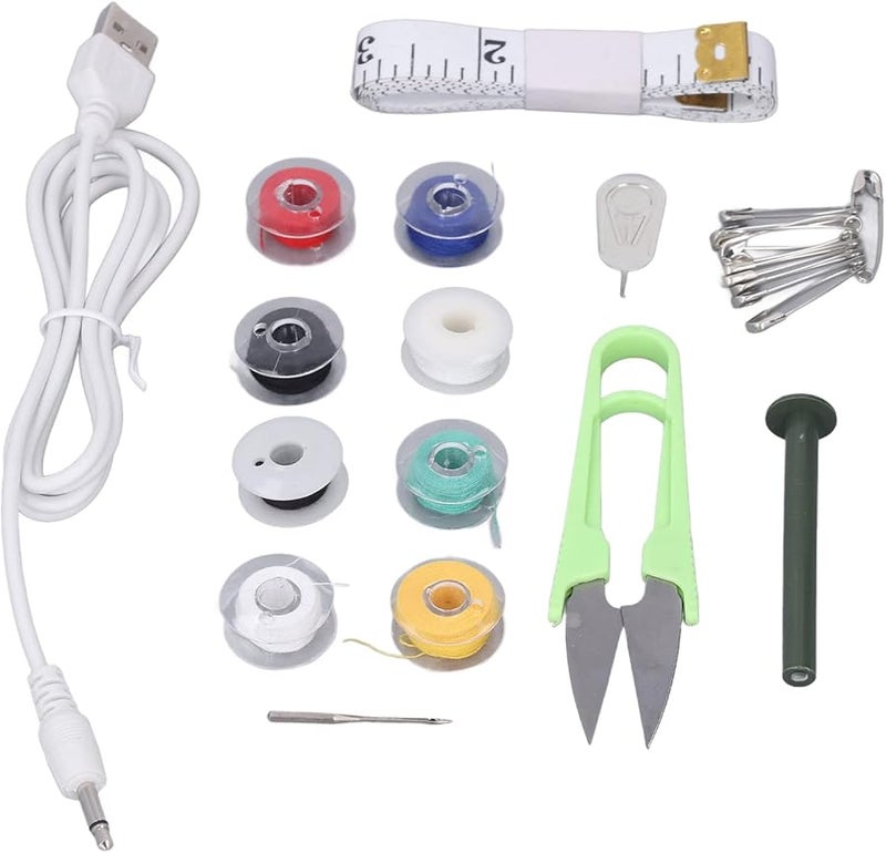 ماكينة خياطة محمولة لأطفال ملابس ستارة DIY منزل سفر محمول - Image 5