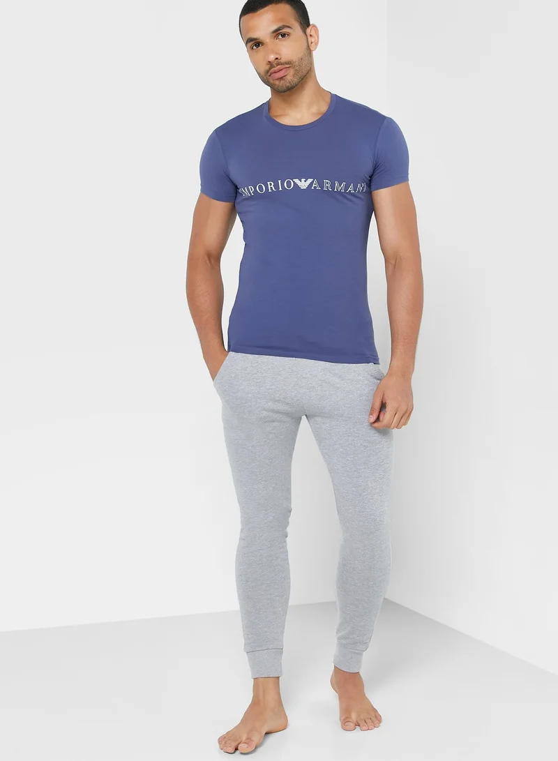 EMPORIO ARMANI Logo Crew Neck T-Shirt