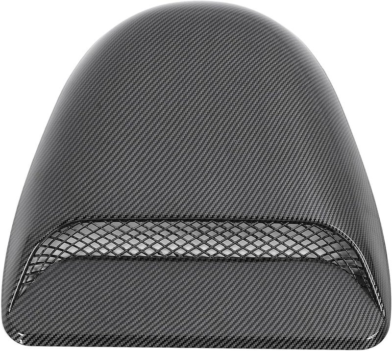 Carbon Fiber Style Universal Hood Scoop Air Intake Vent for Cars Trucks - Image 3