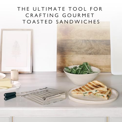 Dualit Design Series Sandwich Cage x 2 for Lite, Design Series and Domus Toasters | Make toasted sandwiches in your Toaster | Pack of 2 Sandwiches Cages | Sandwich Cage with Drip Tray - Image 2