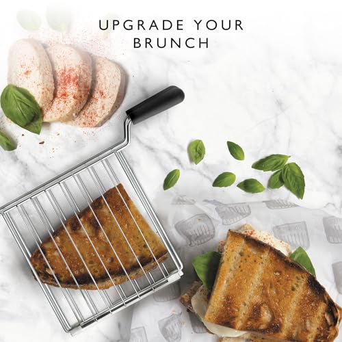 Dualit Design Series Sandwich Cage x 2 for Lite, Design Series and Domus Toasters | Make toasted sandwiches in your Toaster | Pack of 2 Sandwiches Cages | Sandwich Cage with Drip Tray - Image 4