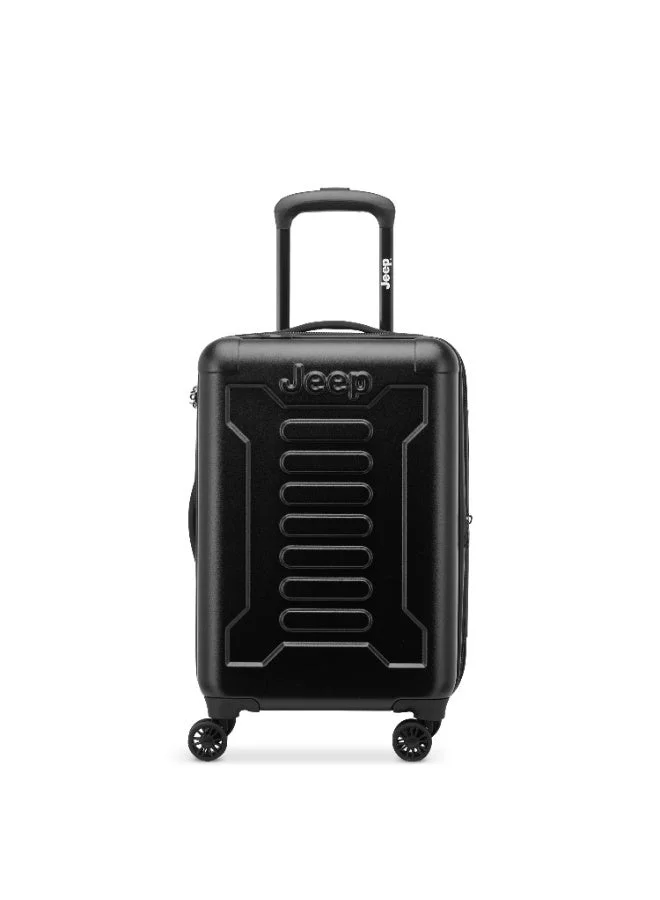 Jeep The Jeep JH004C Hardcase Expandable Spinner 4-Double wheel Luggage trolley suitcase 55/69/81cm Noir