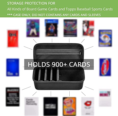 ALKOO 900+ Card Game Case Holder for Cards Against Humanity/for Magic The Gathering Board & Expansions/for CAH/for MTG/for Deck Box/for Yugioh/Football/Topps Sports Card/for Kids Against Maturity (Black) - Image 2