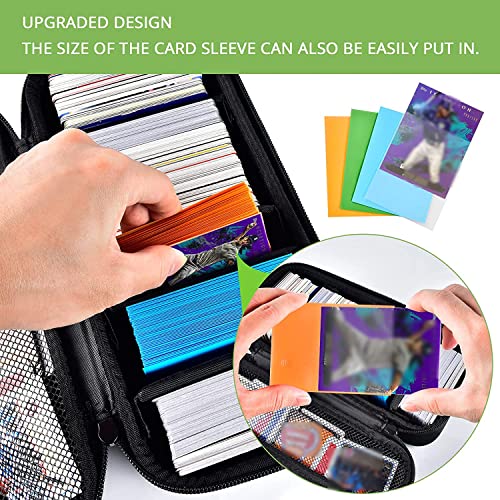 ALKOO 900+ Card Game Case Holder for Cards Against Humanity/for Magic The Gathering Board & Expansions/for CAH/for MTG/for Deck Box/for Yugioh/Football/Topps Sports Card/for Kids Against Maturity (Black) - Image 3