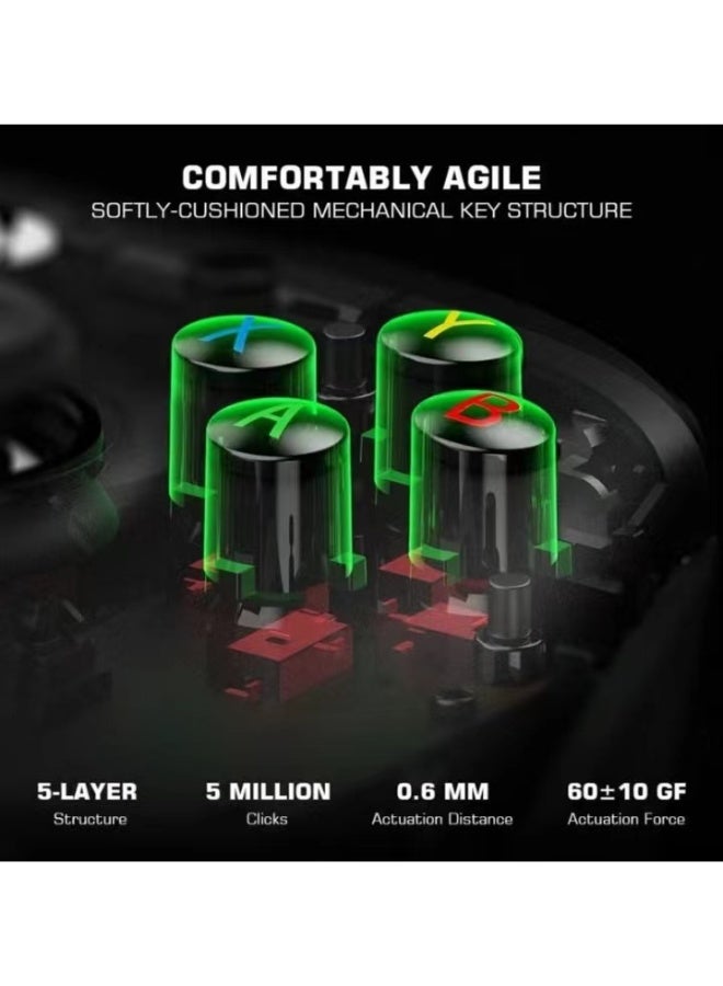 general Classic Gamepad G7 Wired Gaming Controller for Xbox Series X/S, Xbox One, Windows 10/11 Plug Steam and Play Gaming Gamepad with Hall Effect Joysticks/Hall Trigger, 3.5mm Audio Jack - Image 4