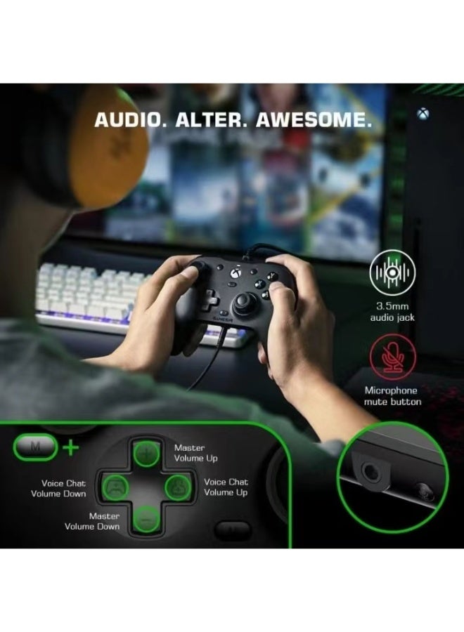 general Classic Gamepad G7 Wired Gaming Controller for Xbox Series X/S, Xbox One, Windows 10/11 Plug Steam and Play Gaming Gamepad with Hall Effect Joysticks/Hall Trigger, 3.5mm Audio Jack - Image 5