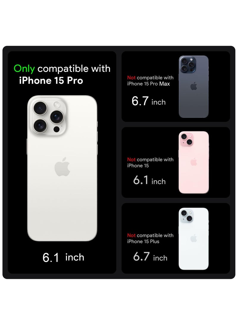 Crystal Clear Case for iPhone 15 Pro Clear Slim Thin TPU Four Corners Protective Cover Transparent Soft Cover - Image 3