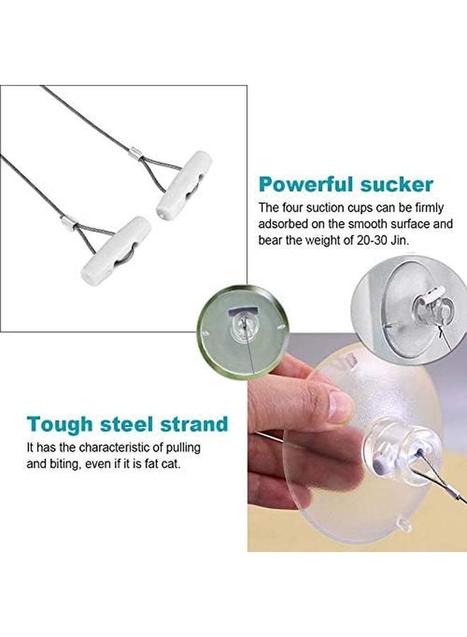 مومو بير سرير للقطط مثبت على النافذة من Cat Scratcher باللون البني - Image 4