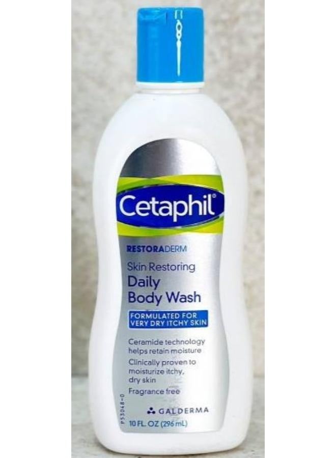 Cetaphil Restoraderm Soothing Wash And Daily Body Wash 296+ 296mlml - Image 2