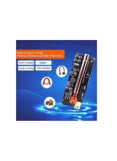 Generic PCI-E Riser 010S for Bitcoin Ethereum Mining GPU Riser Adapter Card with 8 Solid Capacitors PCI-E 1X to 16X Riser Card  (2021 Upgraded Version)  - Image 4