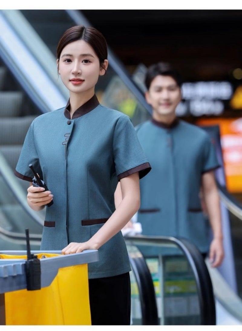 KUYING New Summer Cleaner Work Clothes  - Image 3