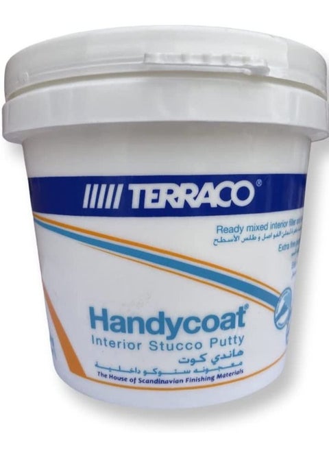 Terraco All Purpose Putty Filler Designed for Interior Use to fill Crack and Holes Quick Drying Paintable Permanent Non Shrinking Spackling for Drywall 1KG