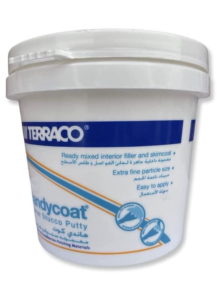 TERRACO - Terraco All Purpose Putty Filler Designed for Interior Use to fill Crack and Holes Quick Drying Paintable Permanent Non Shrinking Spackling for Drywall 1KG - Image 1