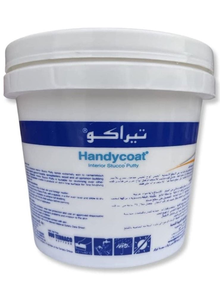 TERRACO - Terraco All Purpose Putty Filler Designed for Interior Use to fill Crack and Holes Quick Drying Paintable Permanent Non Shrinking Spackling for Drywall 1KG - Image 1