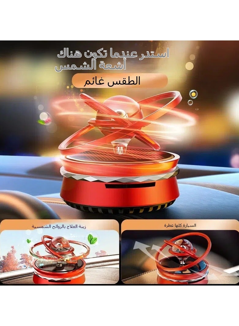 general Solar Aircraft Car Ornaments - High-end car center console decorations, creative men's car interior items, fashion car accessories, unique gift options - Image 2