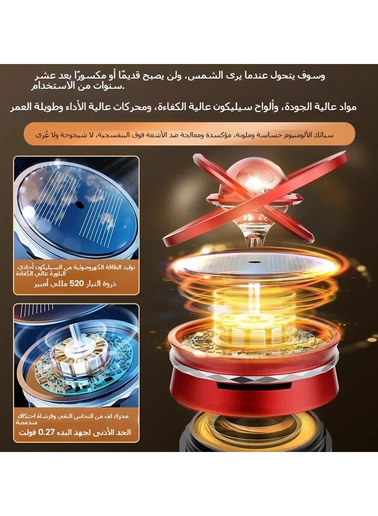 general Solar Aircraft Car Ornaments - High-end car center console decorations, creative men's car interior items, fashion car accessories, unique gift options - Image 3