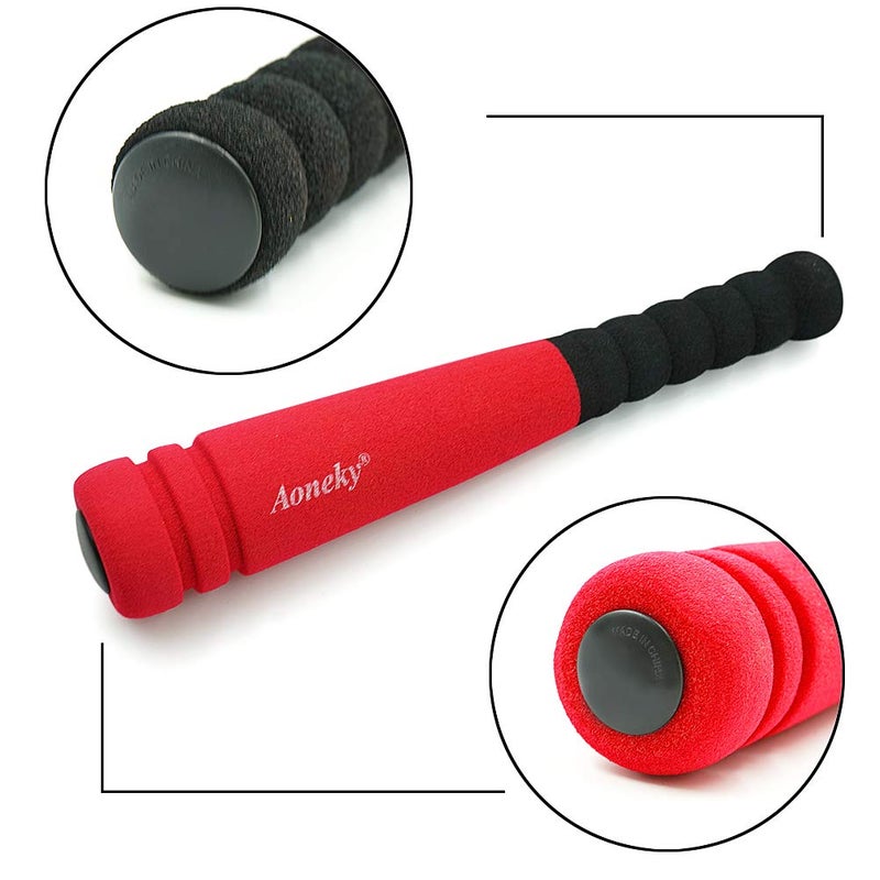 Aoneky Mini Foam Tball Set for Toddlers - Carry Bag Included - Best Baseball T Ball Toys for Kids Age 1 Years Old (Red) - Image 5