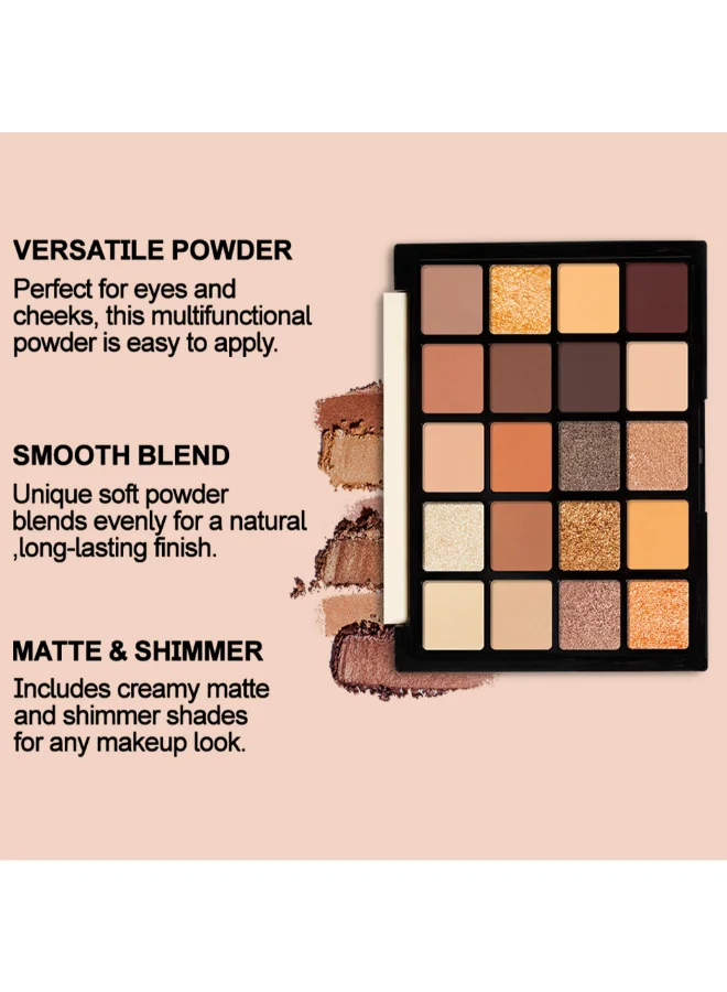 Character Shadow Gallery 20 Color Eyeshadow Palette 3