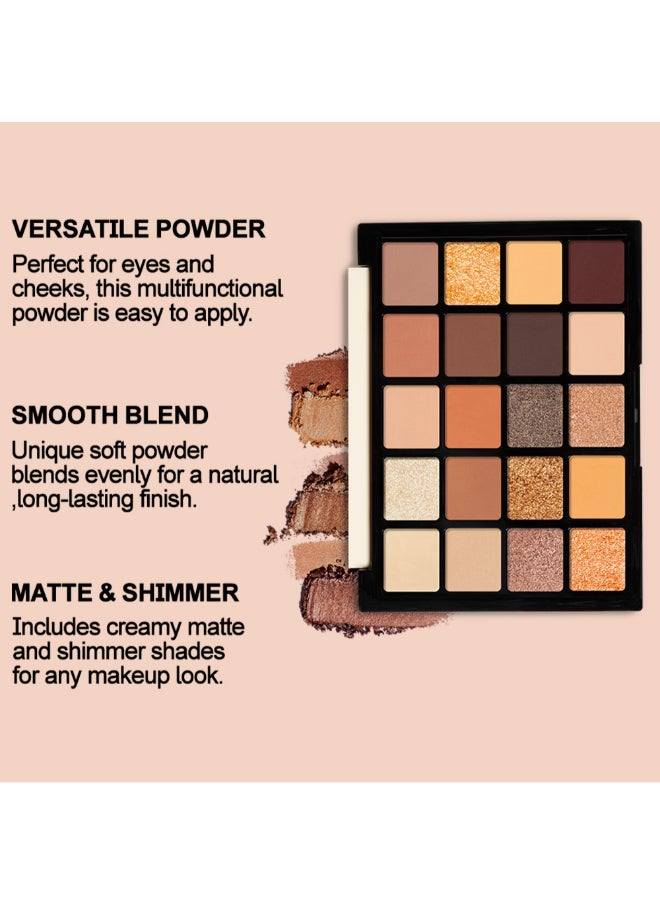 Character - Shadow Gallery 20 Color Eyeshadow Palette 3 - Image 1