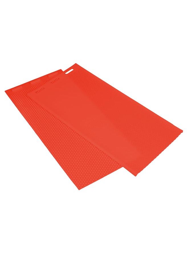 Thoraya 2 PCS 5.4mm Beeswax Foundation Sheets Press Embosser Machine Manual Silicone Beeswax Mold DIY Beekeeping Tool 41.3x20.5CM Red  - Image 2