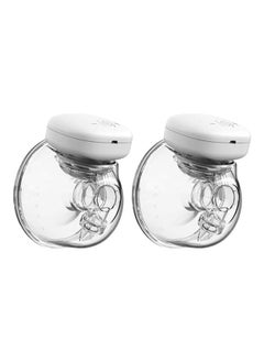 YOUHA 2 Pieces All-In-One Wear Electric Breast Pump with Smart Phone APP Control-White  - Image 1