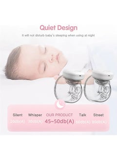 YOUHA 2 Pieces All-In-One Wear Electric Breast Pump with Smart Phone APP Control-White  - Image 4