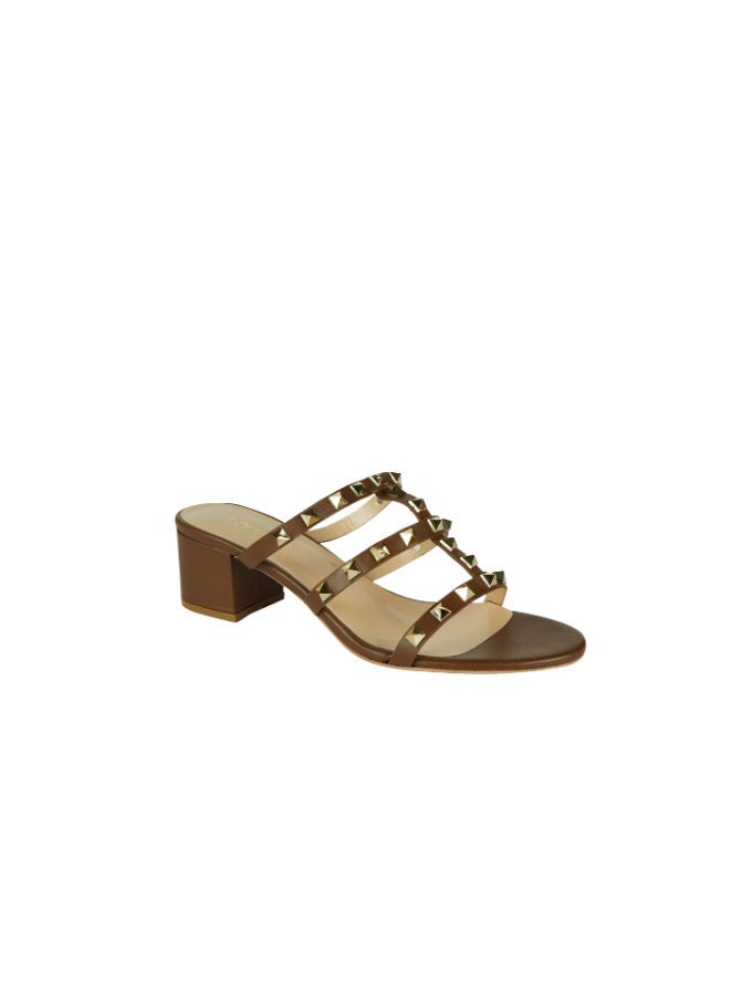 POLETTO Poletto Ladies Block Heel 16984 C1567 Brown  - Image 1