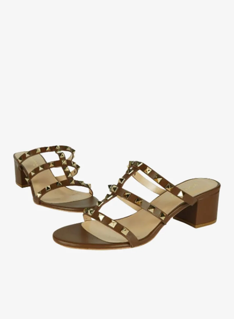 POLETTO Poletto Ladies Block Heel 16984 C1567 Brown