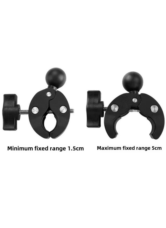 Suitable For Gopro Sports Camera Bracket Motorcycle Rearview Mirror Riding Recorder Fixed Strong Clip Bracket-Color:Short Powerful Clamp Bracket - Image 5