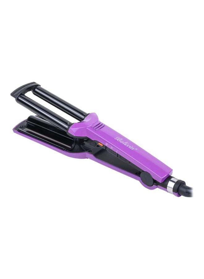 NIBEMINENT Professional Curling Iron Purple/Black 30cm - Image 1