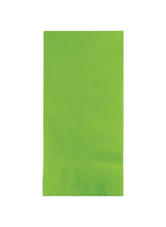 Touch of Color 2-Ply 50 Count Paper Dinner Napkins, Fresh Lime