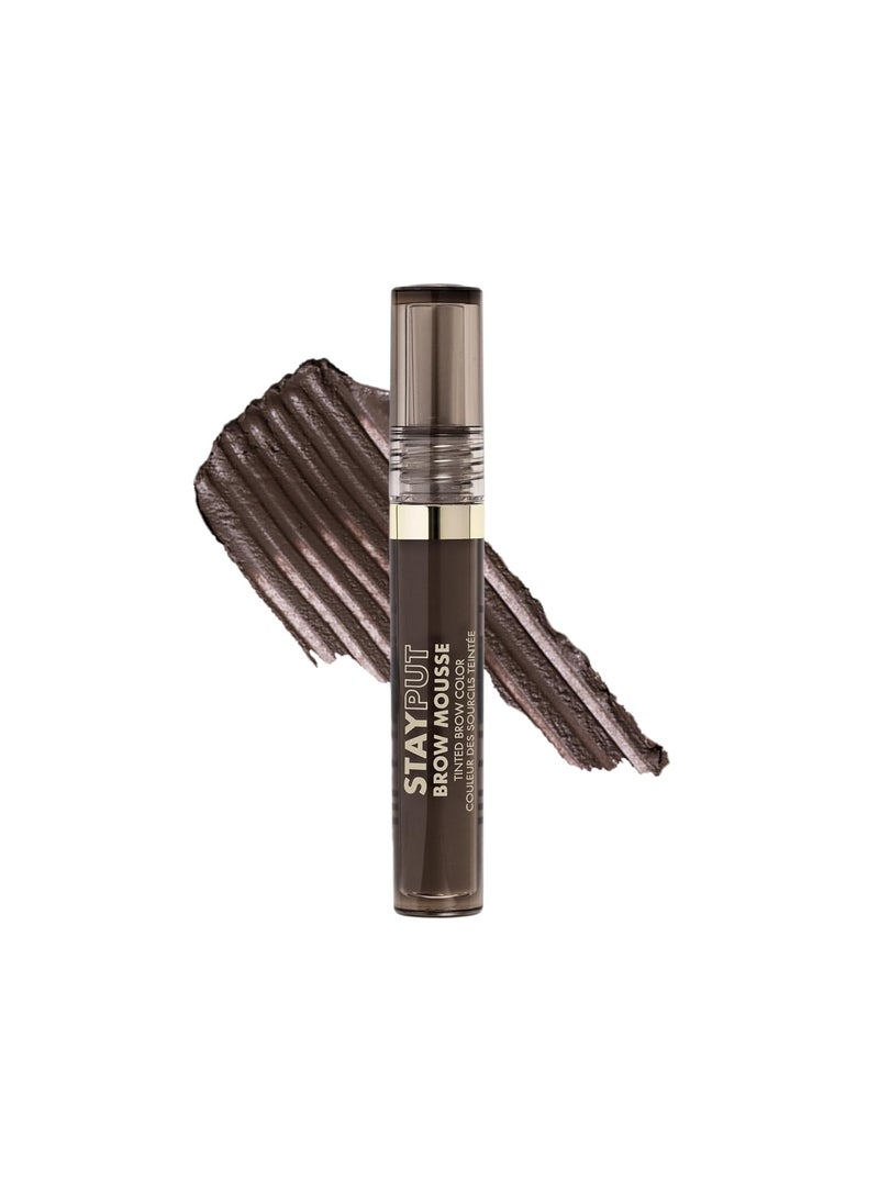 MILANI Stay Put Tinted Brow Mousse  Brown Black 