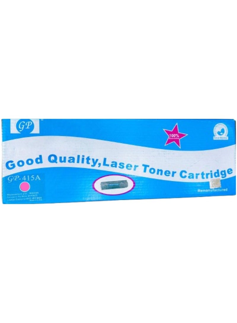 GP 415A Magenta Remanufactured LaserJet Toner Cartridge (W2033A) - Image 1
