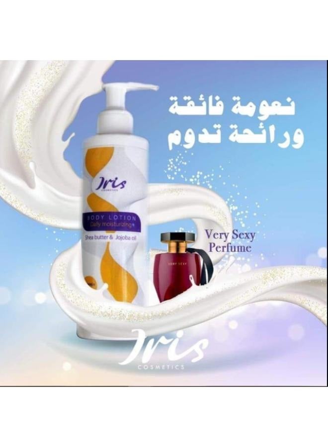 أيريس كوزماتكس لوشن مرطب بزبدة الشيا و جوجوبا 200 ملي. - Image 2