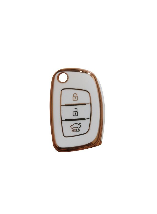 Generic KEY Fob COVER for HYUNDAI, Car Key Holder, Key Case, Car Guy Gifts, Key Chain Holder, Ix35 Ioniq Tucson Elantra Key Fob Protector Case  - Image 1