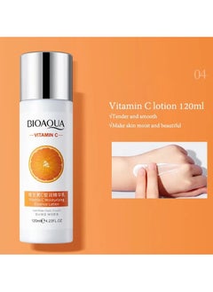 BIOAQUA 6 In 1 Vitamin C Moisturizing Beautiful Hydrating Shrink Pore Skin Care Set  - Image 5