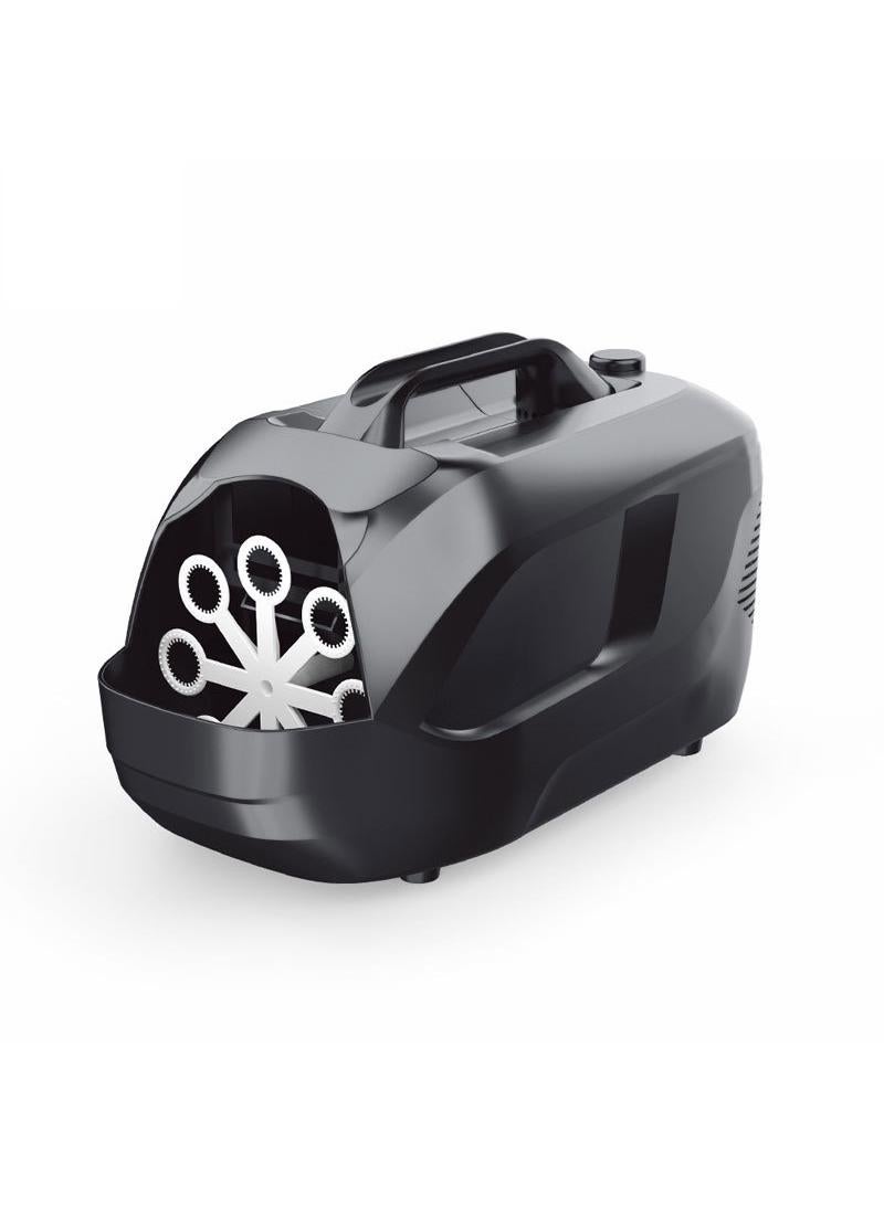Kids Suitcase Shape Electric Bubble Blower Black - Image 1