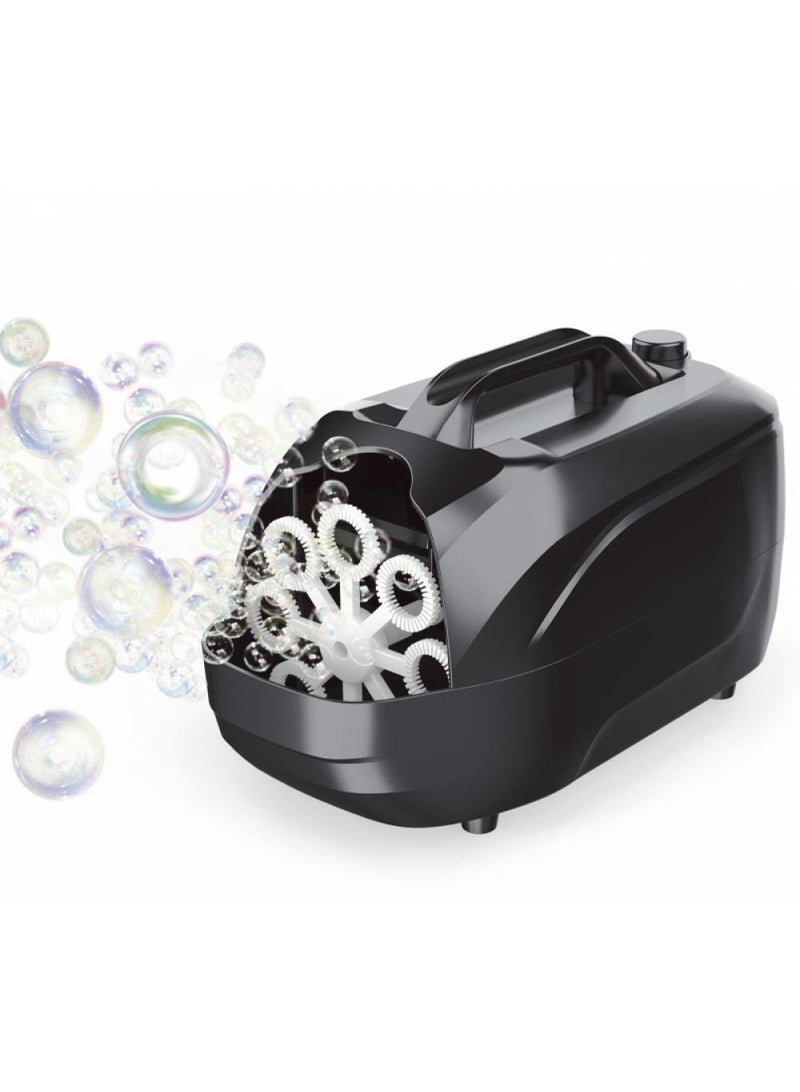 Kids Suitcase Shape Electric Bubble Blower Black - Image 2