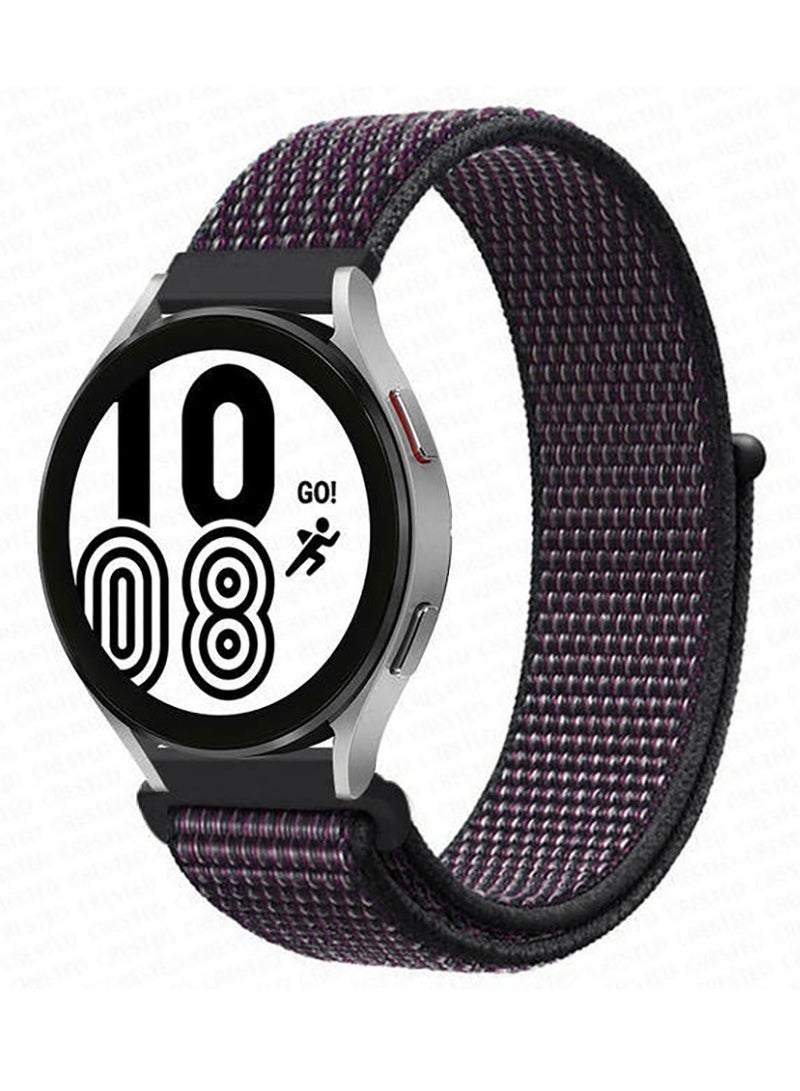 Strap Nylon Band 20MM For Samsung Gear Sport/ Samung Watch 4/Watch 5 /Watch 5 Pro /S2 classic/active 2 40mm 44mm/Amazfit GTS 3/ GTS 4/4 Mini/Bip 3/Pro/GTS 2 mini/GTS 2e/Bip U/U Pro