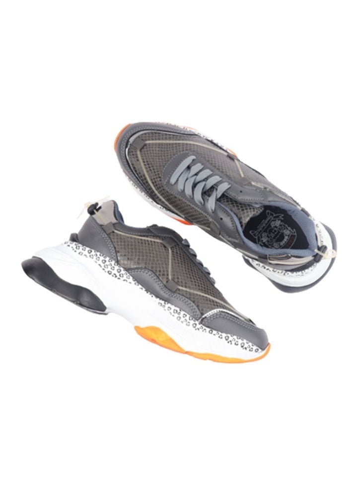 Crash Casual Fashion Sneaker - Grey - Image 1