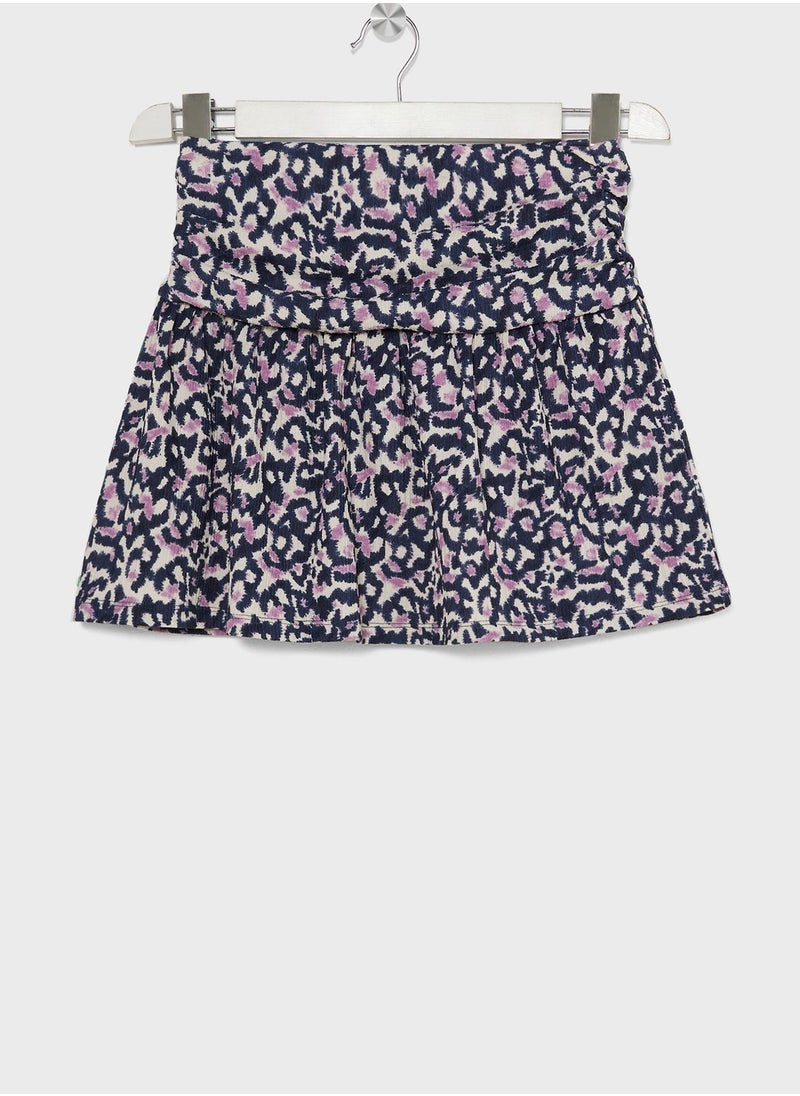 MANGO - Kids Printed Midi Skirt - Image 1