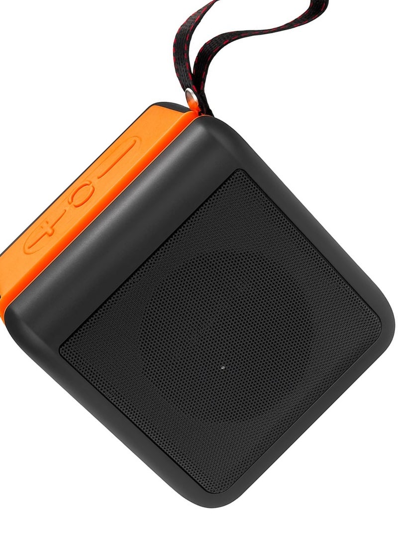T14 Portable Bluetooth Speaker, 8W Sound Output, LED Lights, USB/SD/FM/AUX Support - Image 2