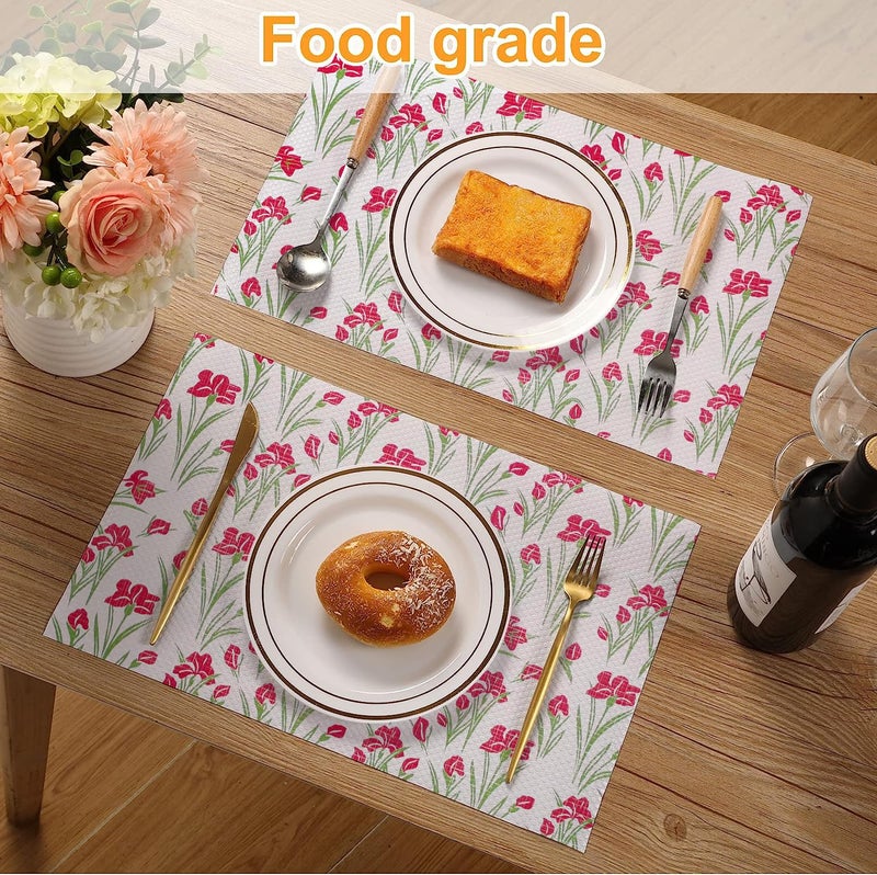 Vocal Store Polyvinyl Chloride Kitchen Drawer/Cabinet Shelf Mat|Pvc Material|Adjustable Size 10 Mtr Roll, Standard, Green - Cdoj-P15-10M, Floral, Multicolor - Image 2