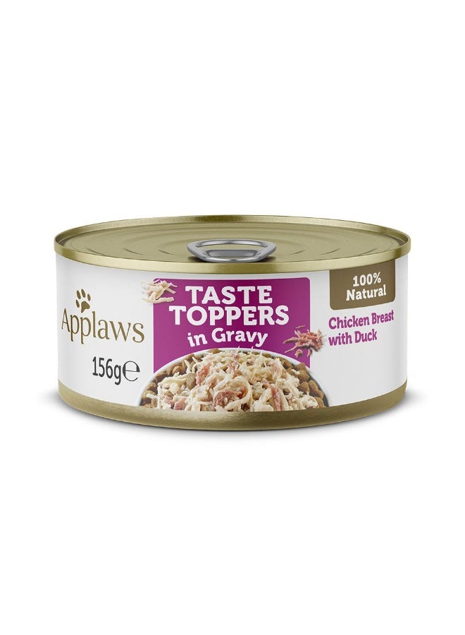 Applaws Taste Toppers Chicken Breast with Duck in Gravy Canned Dog Food - 156 g