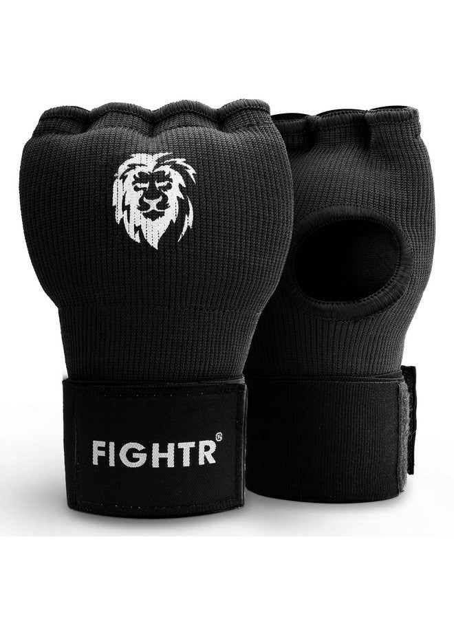 FIGHTR ® Premium Gel Inner Gloves Quick Wrapping & More Stability ; Gel Hand Wraps For Boxing, Mma, Muay Thai, & Martial Arts ; With Long Wrist Wrap - Image 2