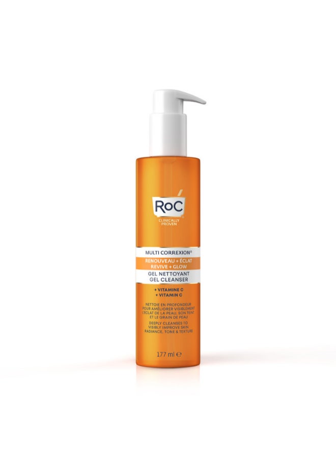 RoC - MULTI CORREXION REVIVE + GLOW GEL CREAM CLEANSER 177ML EU - Image 1