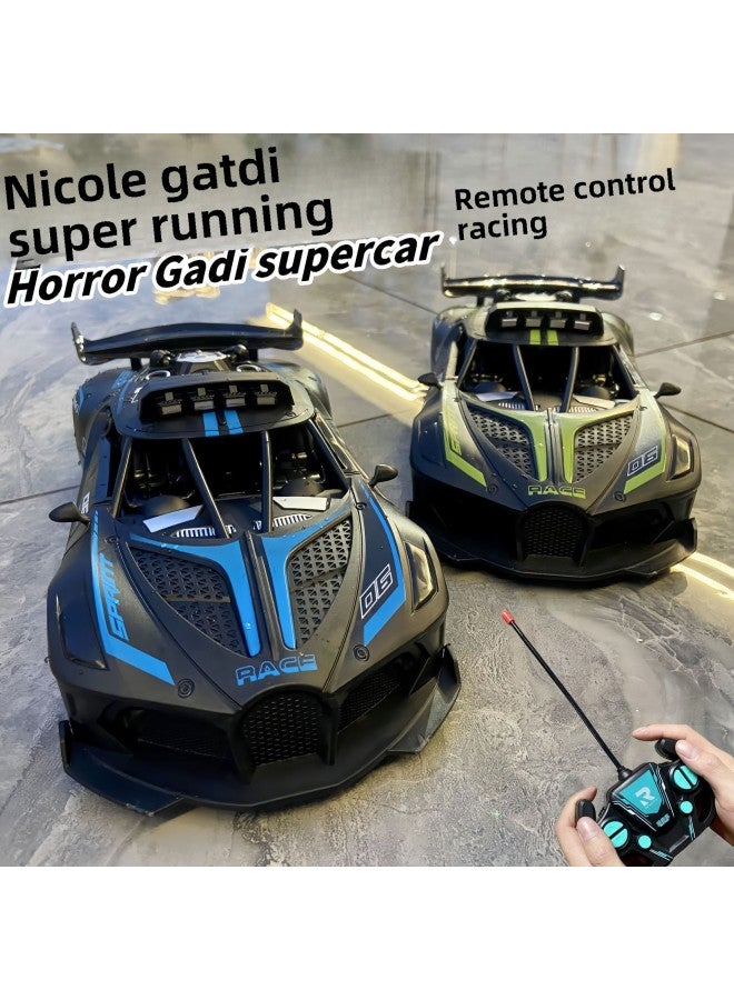 【postage】 A Generation Of Children's Remote Control Car Toy Sports Car Electric Fall-resistant Children's Boy Toy Car-Color:【orange】 Large Size Supercar-four-way-Scale:【three Lithium Batteries】 + Remote Control Battery Screwdriver - Image 2