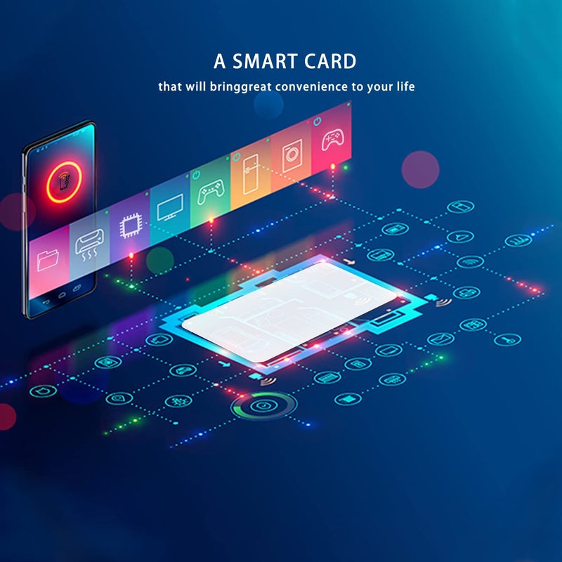 Timeskey NFC Tag Ntag215 NFC Cards NFC Business Card Blank NFC Card NFC215 Cards Rewritable NFC Tags Compatible iPhone and NFC Enabled Mobile Phones and Devicesï¼ˆ100pcsï¼‰ - Image 5
